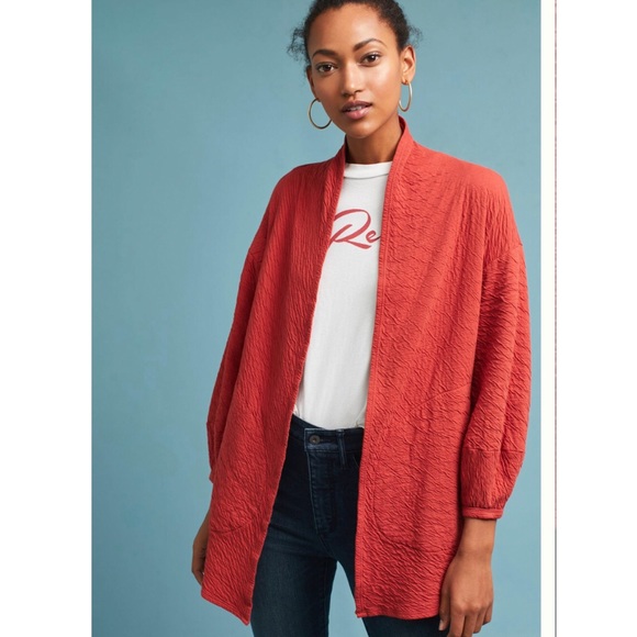 NWT Anthropologie Corset-Back Cardigan by T. La - Picture 1 of 8